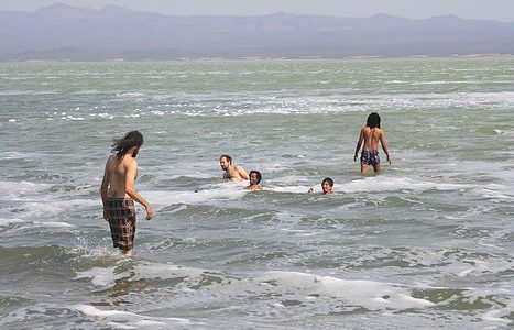 Lake Afdera of Danakil depression