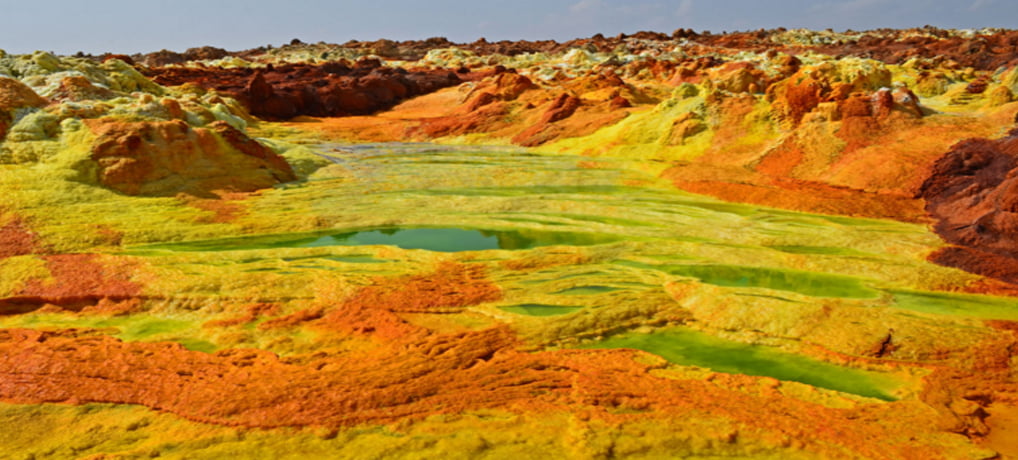 Dallol in the Afar Danakil depression.