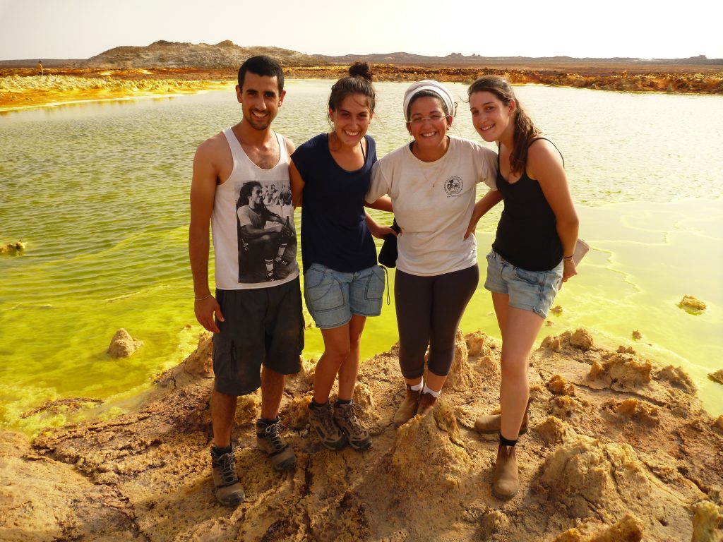 The colorful Dallol, Danakil depression