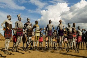 Karo tribe in Omo valley